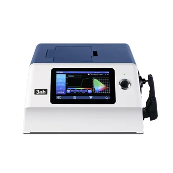 3nh YS6060 benchtop sphere spectrophotometer measuring both reflectance and transmittance